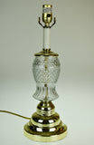 Vintage Pressed Glass Table Lamp