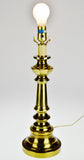 Vintage Brass Candlestick Style Table Lamp