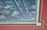 Vintage Framed Sambataro Church Steeple Print
