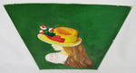 Vintage 1970 Acrylic on Board Portrait of Woman Wearing Bonnet - Artist Signed