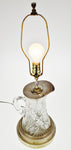 Victorian Style Cut Glass Pitcher Table Lamp