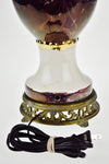 Victorian Limoges Ulrich Style Porcelain Table Lamp