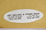 Vintage Framed Joy Evans Signed Limited Edition Lithograph