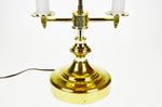 Vintage Bouillotte Style Metal Table Lamp