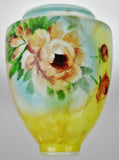 Vintage Glass Floral Design Lamp Body