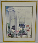 Vintage Framed Susan Tolle McClure "Victorian Windows" Print