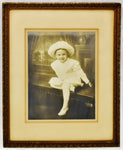 Antique Framed Photograph of Well Dressed Child