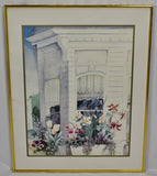 Vintage Framed Susan Tolle McClure "Victorian Windows" Print