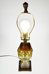 Vintage Clear to Translucent Resin Table Lamp