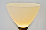 Vintage Stiffel Torchiere Table Lamp with Milk Glass Diffuser
