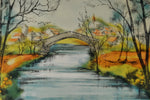 Vintage Limited Edition Signed Canal Scene Print