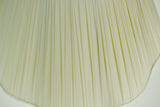 Vintage Pleated Fabric Empire Lamp Shade w/ Scalloped Base