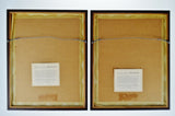 Vintage Framed Steve Leonardi Limited Edition Wildlife Lithographs - Set of 2