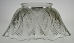 Victorian Style Pressed Glass Gas Light Shade