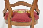 Antique Victorian Needlepoint Side Chair