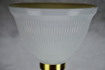Vintage Brass & Enamel Stiffel Table Lamp with Diffuser