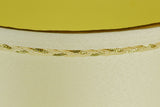 Vintage Drum Shade w/ Braided Gold Colored Piping