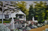 Vintage Framed Tri Panel Landscape Cottage Prints by Diane Romanello
