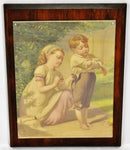 Antique Framed B.F. Reinhart From the American Agriculturist Print