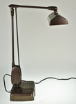 Vintage Dazor Floating Fixture Model 2324 Industrial Desk Lamp