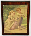 Antique Framed B.F. Reinhart From the American Agriculturist Print