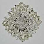 Vintage Crystal Nesting Ashtrays - Set of 3