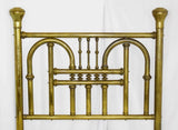 Vintage Full Size Four Poster Brass Bed