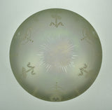 Vintage Iridescent Cut Glass Dome Shade
