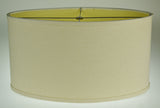 Vintage Oval Linen Lamp Shade