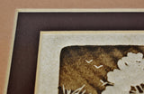 Vintage Framed Limited Edition Engraving Titled Beginnings - Artist Signed