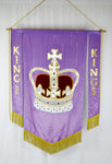 Authentic Vintage Hand-Made Religious King of Kings Church Banner