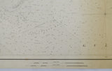 1850 Cat and Ship Island Harbors Nautical Chart