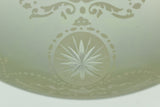 Vintage Iridescent Cut Glass Dome Shade