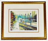 Vintage Framed Landscape Limited Edition Lithograph - Artist Signed
