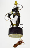 Vintage 1954 Rock O' Stone Figural Chalkware Lamp