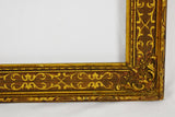 Antique Gold Gilt Wood Frame w/ Ribbon Topper