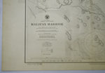 1927 North America Canada Nova Scotia Halifax Harbor Nautical Chart No. 2534
