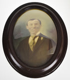 Vintage Convex Glass Picture Frame