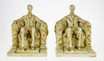 Vintage 1962 Austin Productions Sculpture Lincoln Bookends
