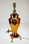 Vintage Copper Landers Frary & Clark Samovar Table Lamp