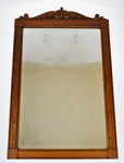 Antique Carved Wood w/ Beveled Glass Mirror