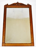 Antique Carved Wood w/ Beveled Glass Mirror