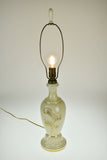 Vintage Ivory Colored Ceramic Table Lamp