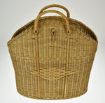 Vintage Wicker Tote Basket
