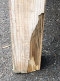 Antique 11' Tall Custom-Made Wood 4-Post Asian Influence King Headboard & Footboard