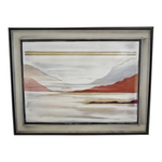Vintage Large Scale Framed Abstract Oil Painting - Artist Signed