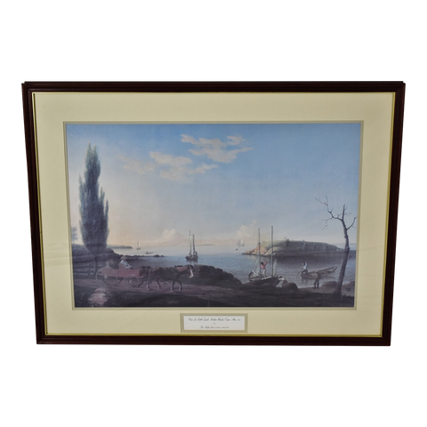 Vintage Framed Print Little Good Harbor Beach, Cape Ann 1847, By Fitz Hugh Lane