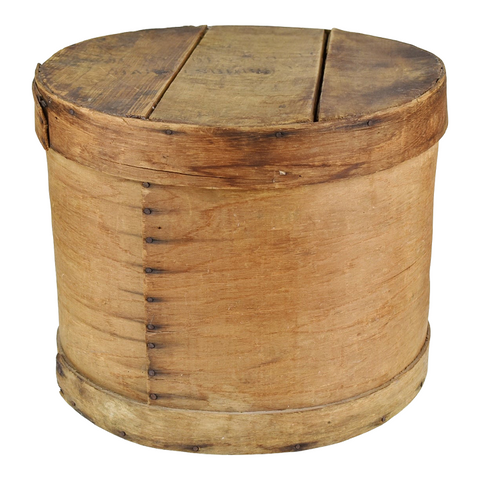 Antique 1883 Jr. Stables Co. Large Scale Wood Shaker Box