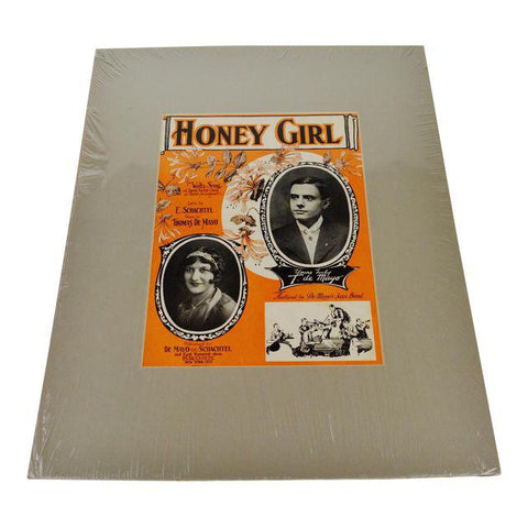 1927 Honey Girl Sheet Music / Music Score with COA