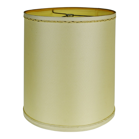 Vintage Drum Shade w/ Braided Gold Colored Piping